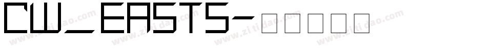 CW_EASTS字体转换