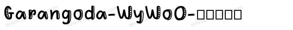 Garangoda-WyWoO字体转换