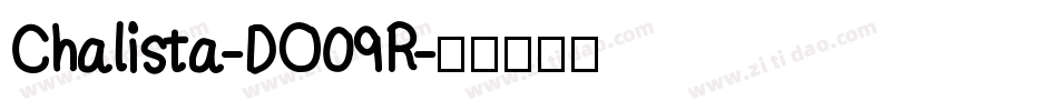 Chalista-DO09R字体转换