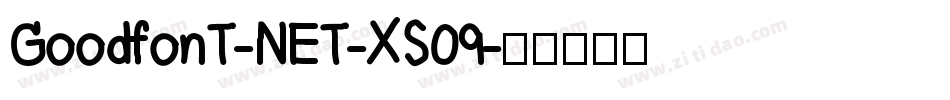 GoodfonT-NET-XS09字体转换