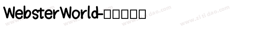 WebsterWorld字体转换