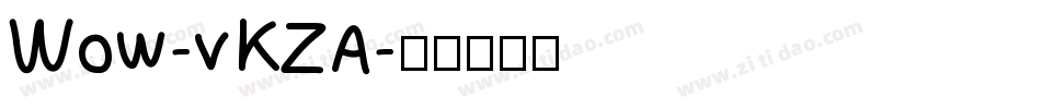 Wow-vKZA字体转换