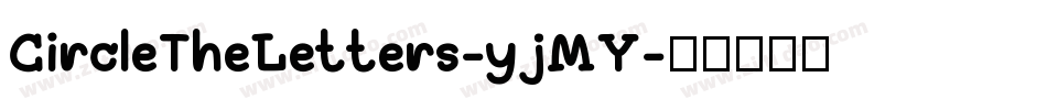 CircleTheLetters-yjMY字体转换