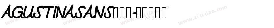 AGUSTINASANS转换器字体转换