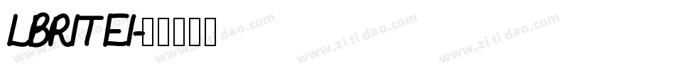 LBRITEI字体转换