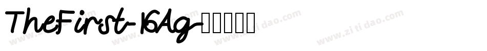 TheFirst-16Ag字体转换