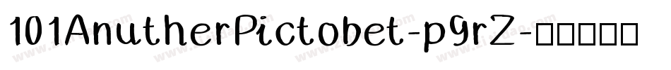 101AnutherPictobet-p9rZ字体转换
