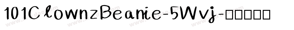 101ClownzBeanie-5Wvj字体转换
