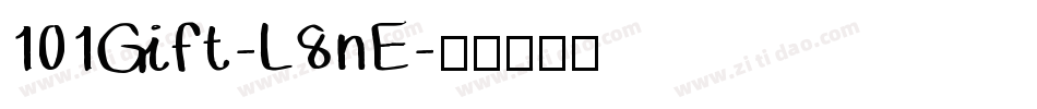 101Gift-L8nE字体转换