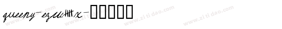 Queeny-eZw5x字体转换