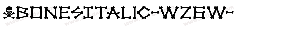 XbonesItalic-wz6w字体转换