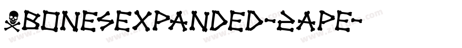XbonesExpanded-2ape字体转换