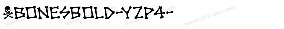 XbonesBold-YZp4字体转换