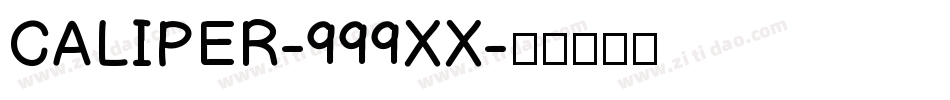 CALIPER-999XX字体转换