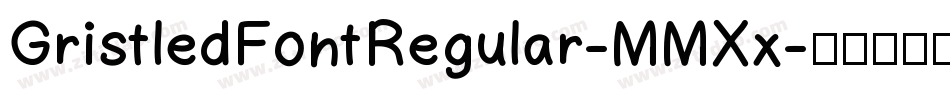 GristledFontRegular-MMXx字体转换