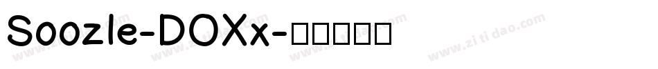 Soozle-DOXx字体转换