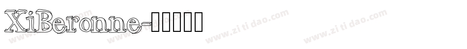 XiBeronne字体转换