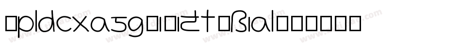 TpldKhangXiDictTrial字体转换