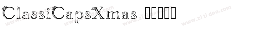 ClassiCapsXmas字体转换