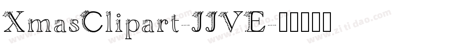 XmasClipart-JJVE字体转换