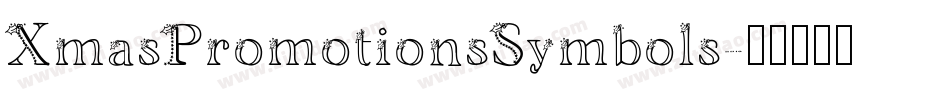 XmasPromotionsSymbols字体转换