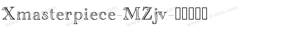 Xmasterpiece-MZjv字体转换