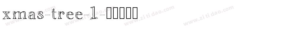 xmas-tree-1字体转换