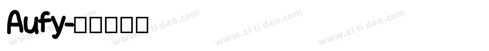 Aufy字体转换