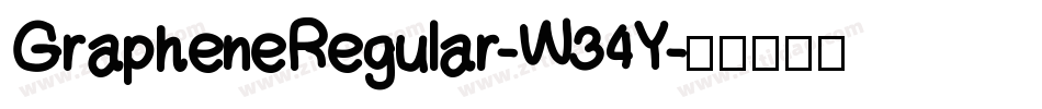 GrapheneRegular-W34Y字体转换