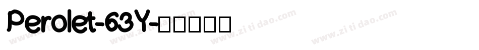 Perolet-63Y字体转换