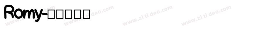 Romy字体转换