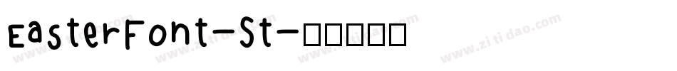 EasterFont-St字体转换