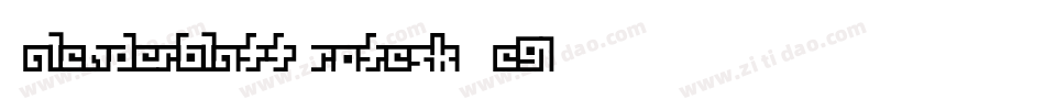 KalenderblattGrotesk-De91字体转换