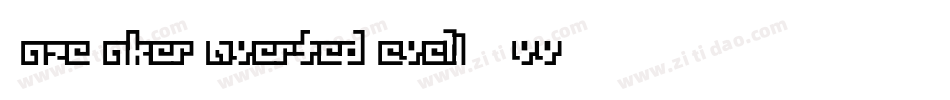MazeMakerInvertedLevel1F-GvvA字体转换