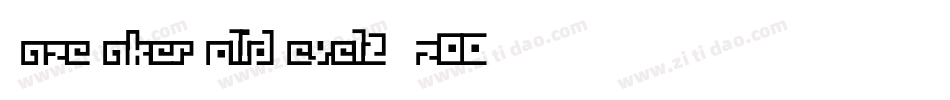 MazeMakerSolidLevel2F-z00L字体转换