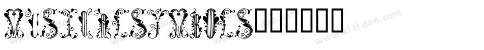 MusicalSymbols字体转换