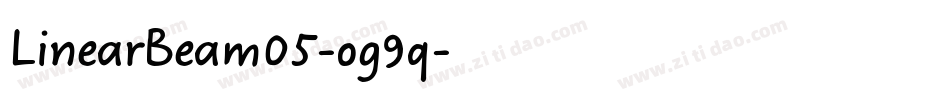 LinearBeam05-og9q字体转换