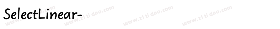 SelectLinear字体转换