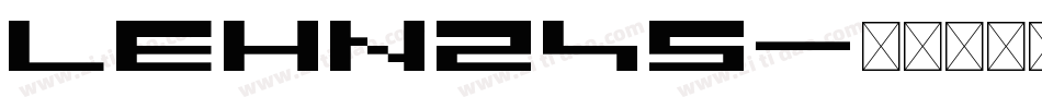 LEHN245字体转换