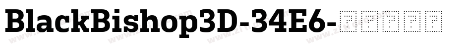 BlackBishop3D-34E6字体转换
