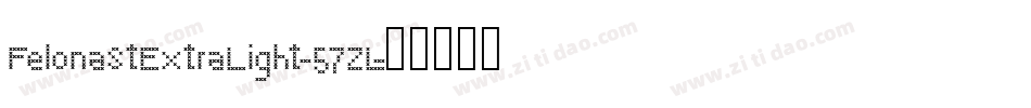 FelonaStExtraLight-57ZL字体转换