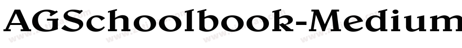 AGSchoolbook-Medium字体转换