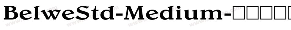 BelweStd-Medium字体转换