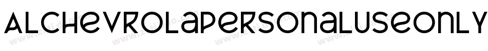 AlChevrolaPersonaluseonly-axY2a字体转换