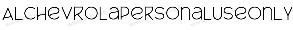 AlChevrolaPersonaluseonly-axY2a字体转换