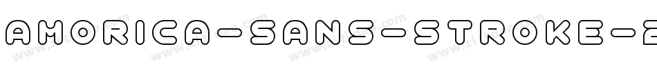 AMORICA-SANS-Stroke-2字体转换