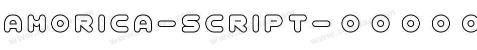 AMORICA-SCRIPT字体转换