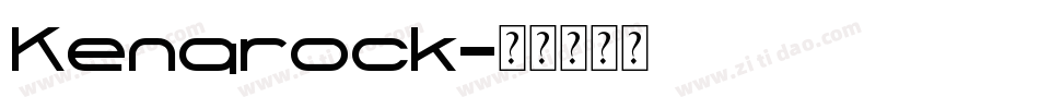 Kenarock字体转换