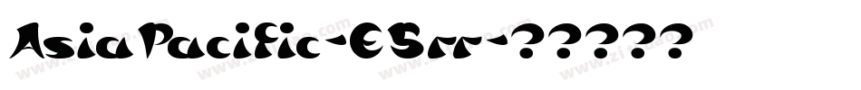 AsiaPacific-E5rr字体转换