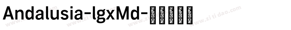 Andalusia-lgxMd字体转换